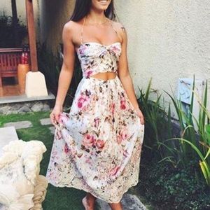 Zimmermann Eden Broderie Tie Front Dress